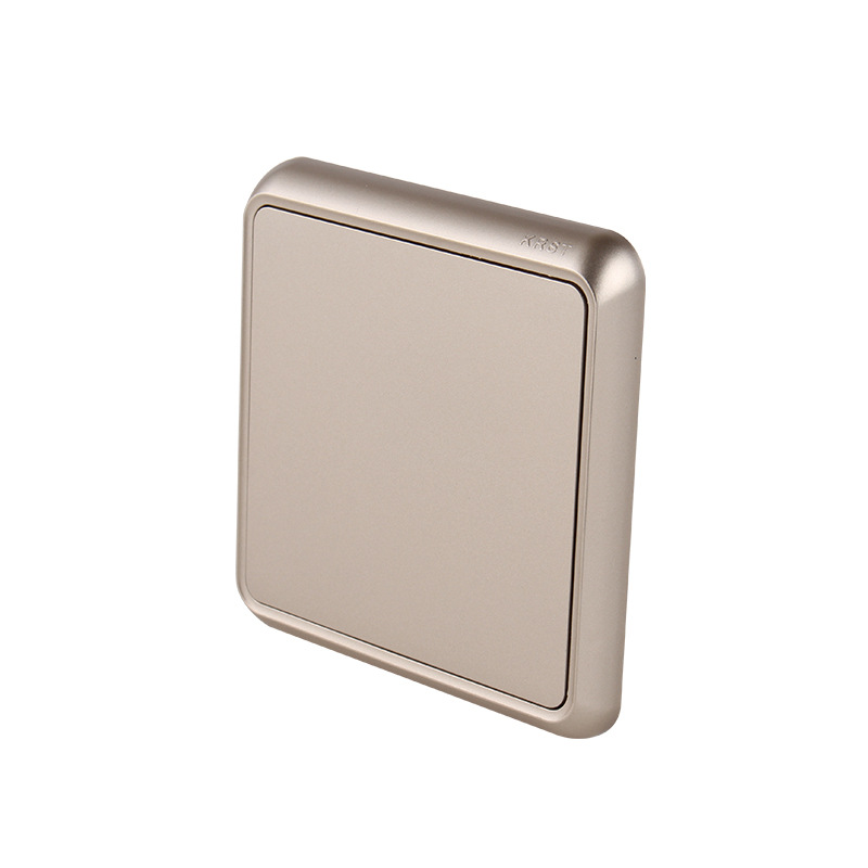 KRST 86型暗装 E7金 PC阻燃 磷铜银点 白板 空白面板 填空面板|ms