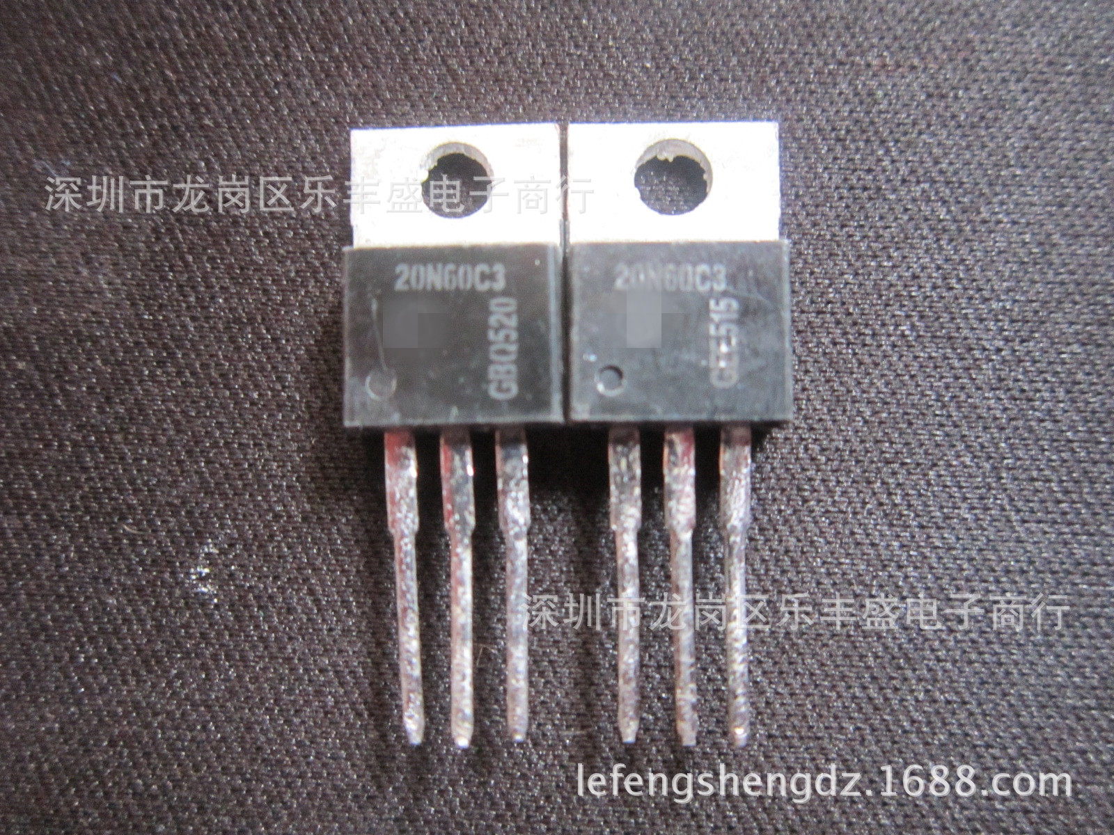 20N60C3 拆机 TO-220 N通道 20A 600V