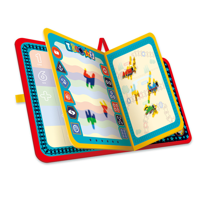 欧锐托马斯布书画板早教婴儿撕不烂可咬立体早教启蒙玩具一件代发|ru