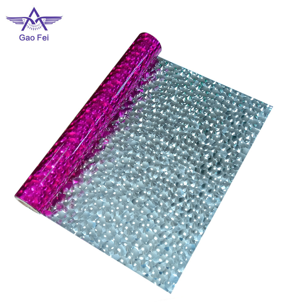 厂家直供：镭射膜  3D猫眼膜   镭射预涂膜