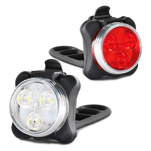 Mountain bike light new night riding USB charging tail light cob warning light waterproof bicycle tail light