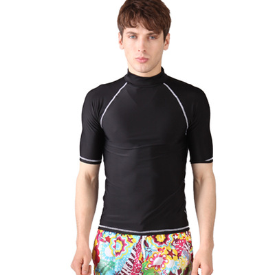 men and women Fission Sunscreen Swimsuit Short sleeved Tight fitting keep warm surfing Swimsuit Surf clothing Swimming jacket 703