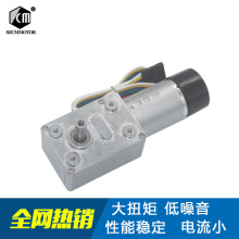 涡轮蜗杆减速电机自锁电机 6V编码器信号反馈电机 12V低速电机24V