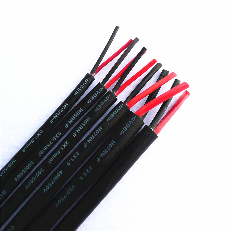 VDE认证纯铜红黑橡胶线中山厂家现货直销H05RN-F/H07RN-F