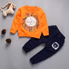 Autumn thermal underwear for boys girl's, clothing, set for early age, Korean style, 2023 collection, 0-3 years, children's clothing