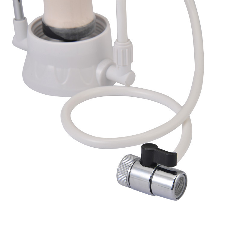 Purificador de agua de sobremesa de un solo tubo y una sola etapa para uso doméstico, purificador de agua para cocina, filtro de agua del grifo, cerámico.