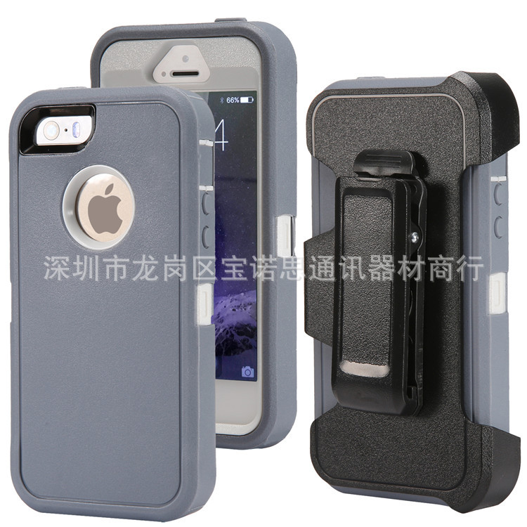 适用iphone5SE defender单色保护套苹果X三防手机壳otter宝诺达厂