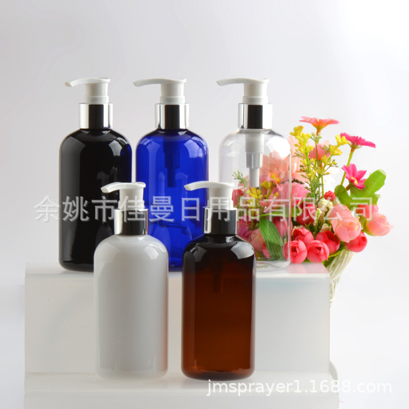 250ml毫升矮胖瓶洗发水瓶 沐浴露套装包材洗发乳瓶