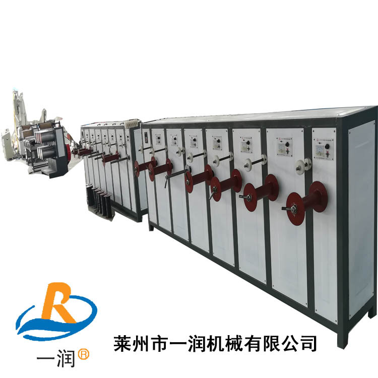 一润牌PPPE塑料圆丝拉丝机设备 大棚吊绳圆丝拔丝机生产线