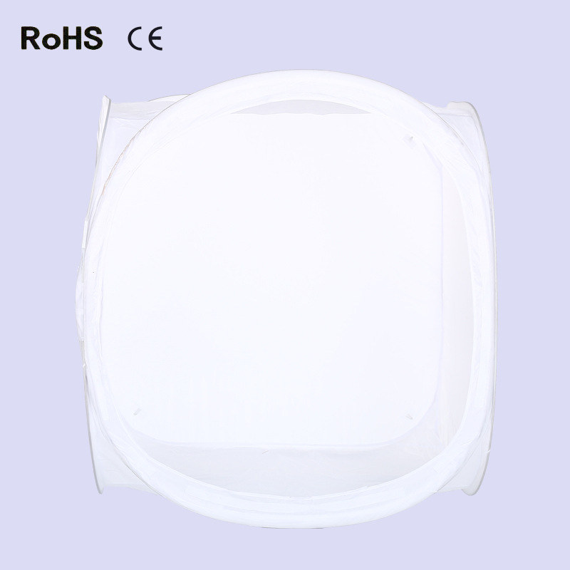 90CM圆形摄影棚 小型简易折叠柔光棚柔光箱摄影器材亮棚