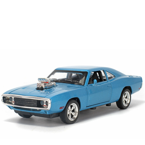 [Box] Jianyuan 1:32 muscle car alloy return sound and light car model Children's simulation model 32011
