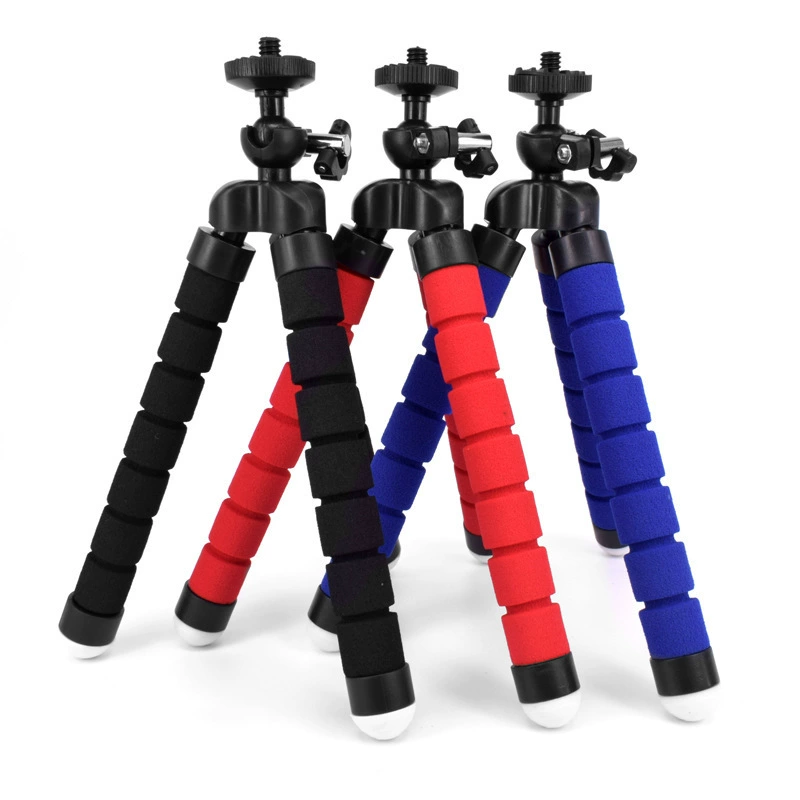 Sponge universal tripod, mobile phone, camera with accessories, tubing
