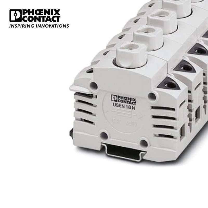 菲尼克斯 保险丝端子35平方凤凰端子导轨端子 USEN18 N