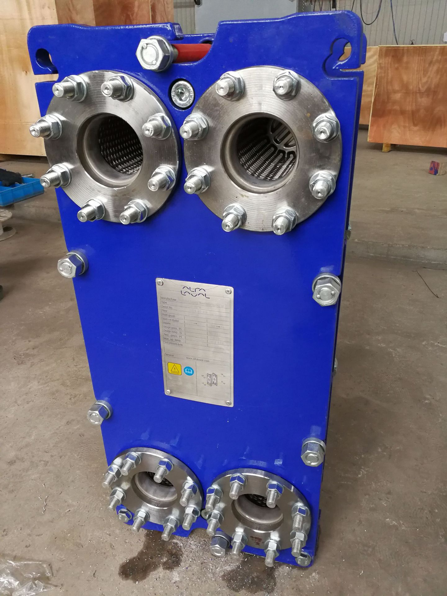 （厂家直销）800平米暖气供暖蒸汽换热器 316L板式换热器热交换器