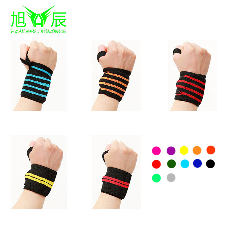 助力带 健身力量训练加压绷带 绑带举重护手腕运动护腕|ru