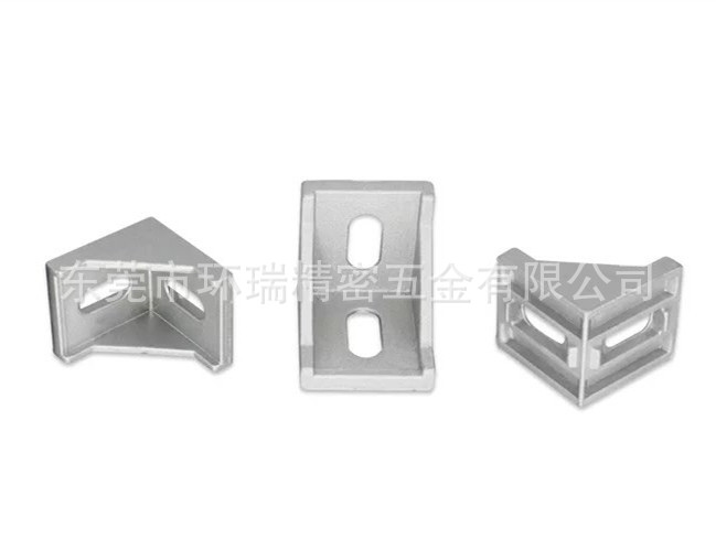 厂家生产销售美的铝材4040铝材连接角码 角码配件 外角码 内角码