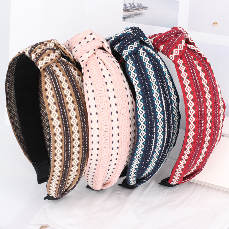 Chic Style Wide-brimmed  Simple Headband display picture 11