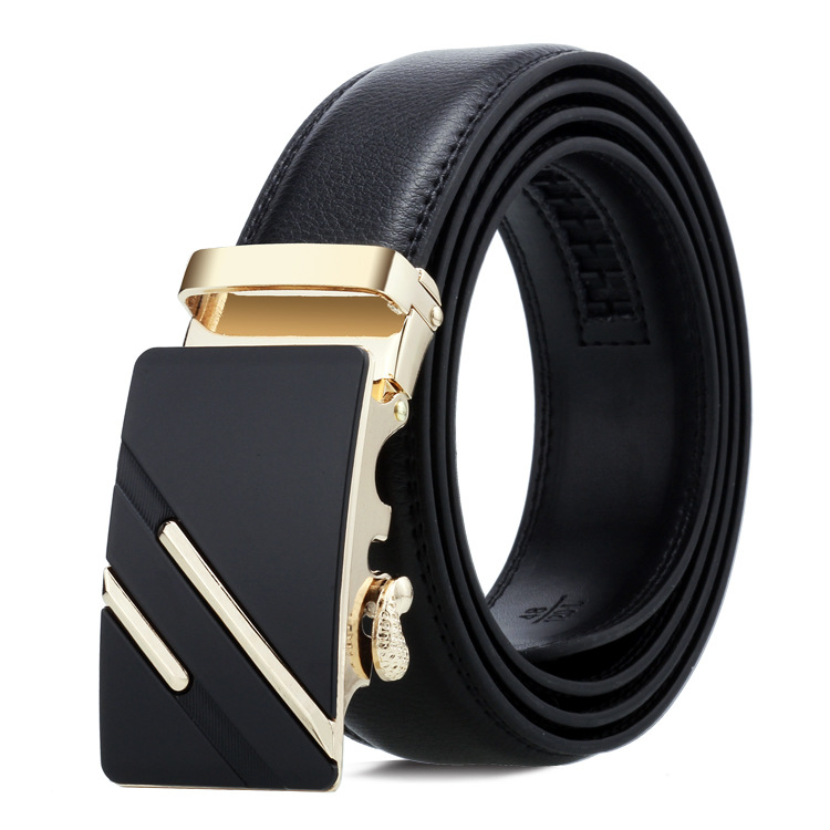 2023 New Hot Selling Dandeli Genuine Leather Men's Belt Casual Men's Automatic Buckle Belt Business Soft Cowhide Pant Belt_voghion.com