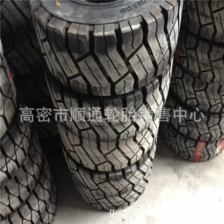 实心工程轮胎23*9-10实心叉车轮胎6.50-10 16*6-8