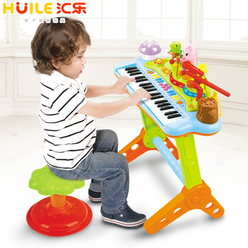 Department of Music Toy 669 multi-function Baby Keyboard Microphone Souptoys children Electronic piano