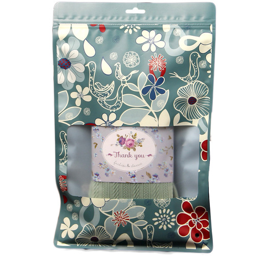 Japanese vest clothing packaging bag thickened one-piece pants silk scarf pants ziplock bag scarf cotton and linen clothing bag wholesale
