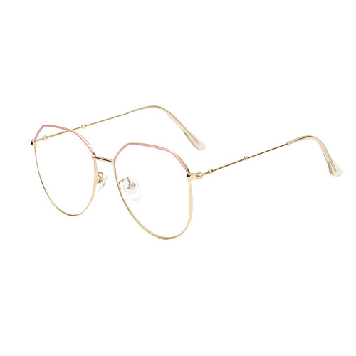 New finished myopia glasses, retro metal glasses, unisex optical glasses, stainless steel myopia glasses wholesale