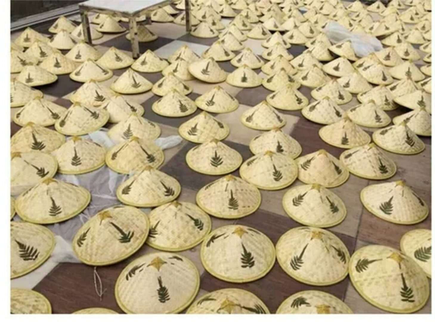 竹编织斗笠大沿农民草帽竹编旅游防雨防晒帽子钓鱼遮阳帽舞蹈详情图10