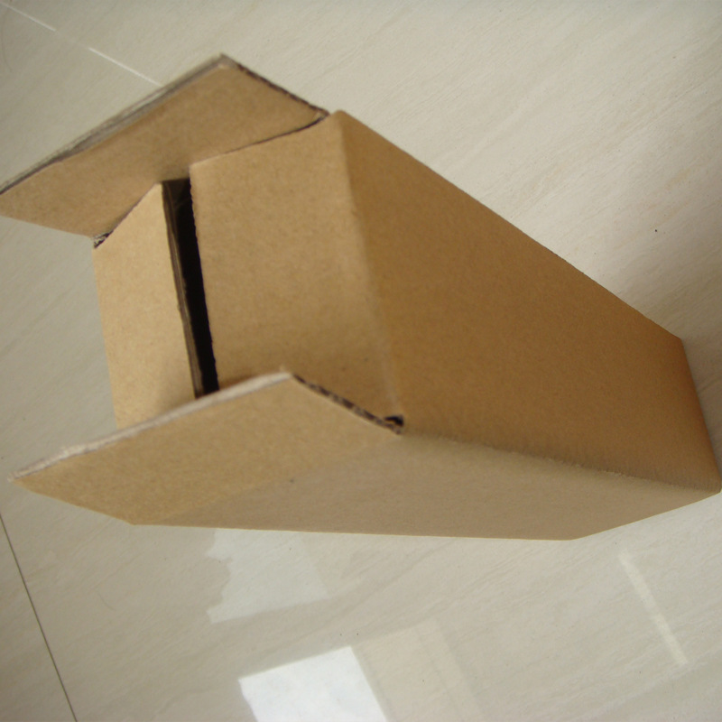 Azulejo B de tres capas 13*13*38,6 caja de papel de vino tinto largo embalaje caja de papel cuadrada caja de papel