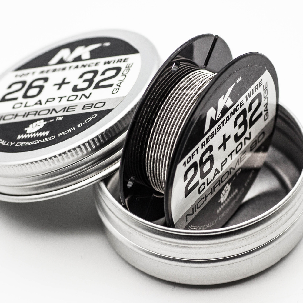 大烟雾NI80单芯克莱普顿花丝半成品3米整卷