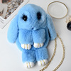 Fashionable children's plush rabbit, chain, bag strap, worn on the shoulder