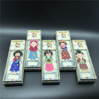 Manufactor wholesale Direct selling Korean characteristic Arts and Crafts Keepsake gift gift Refrigerator sticker Bottle opener Bottle opener