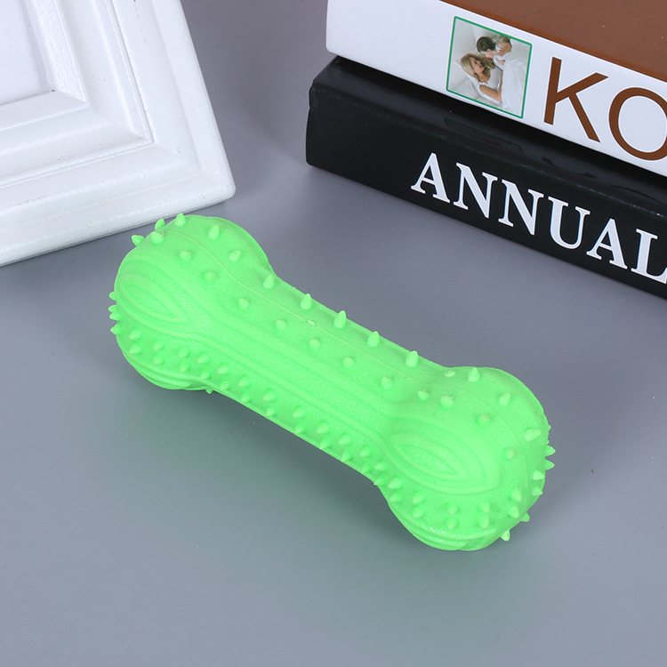 Suministro directo de fábrica TPR silbato barra de pegamento suave entrenamiento de sonido perro resistente a la mordedura molar interactivo perro de juguete para mascotas perro suministros