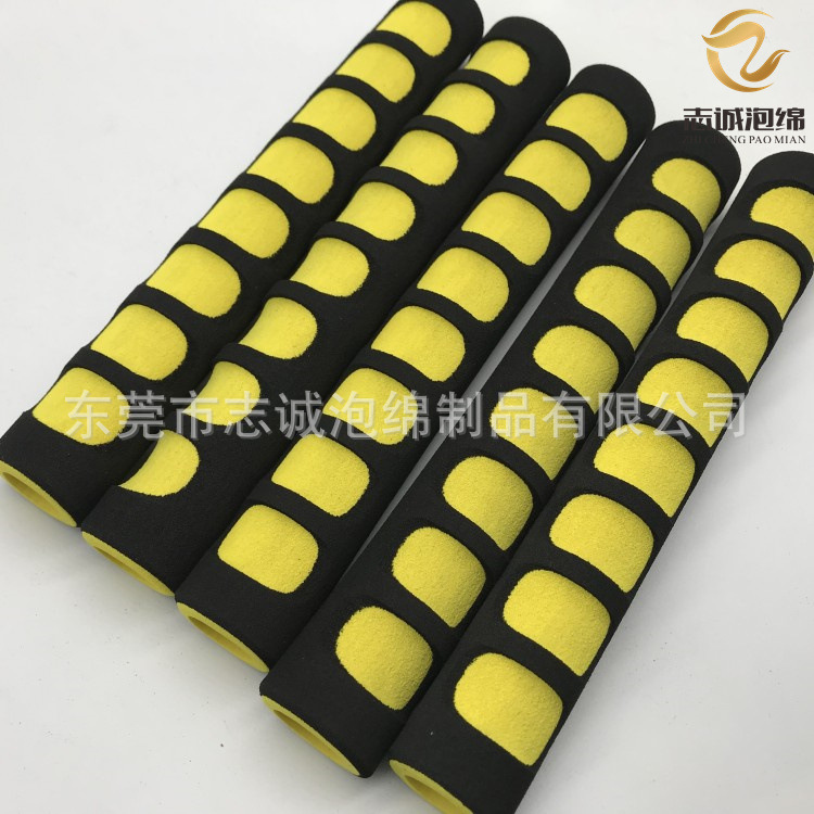 研磨异形NBR像塑把套柄  双色橡塑海绵 高密度橡塑海绵管