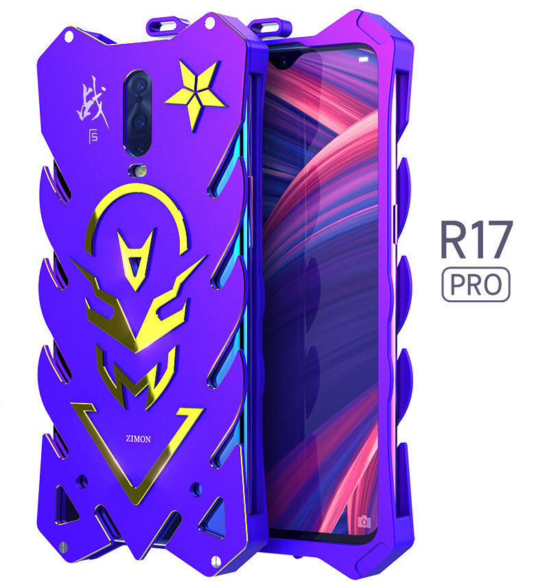 SIMON New THOR II Aviation Aluminum Alloy Shockproof Armor Metal Case Cover for OPPO R17 Pro & OPPO R17