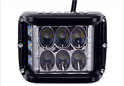 Car led spotlight three-side light 45W LED work light engineering mechanical lighting LED modified lamp (Other LED lights)