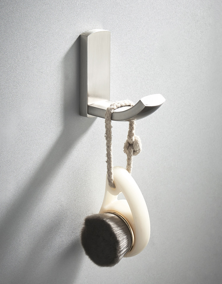 全铜衣帽钩拉丝色小衣勾厨卫挂钩衣勾排勾五金挂钩批发