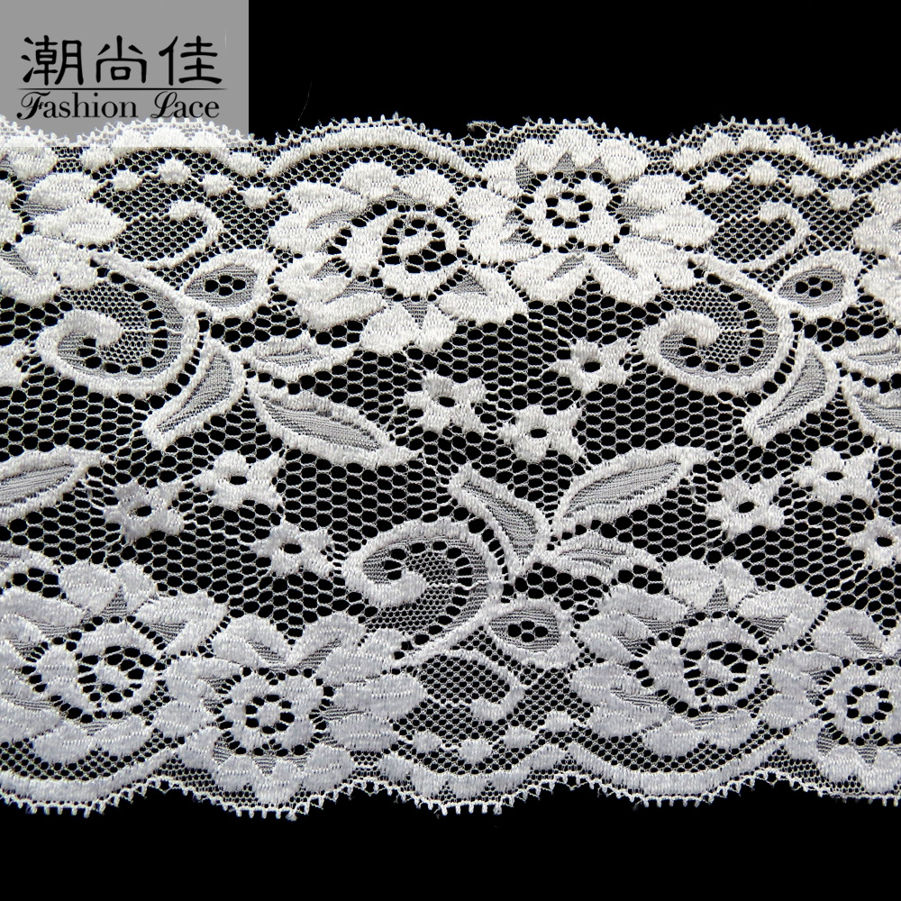 特价现货供应15cm弹力花边 蕾丝花边 女装内衣辅料蕾丝弹力花边
