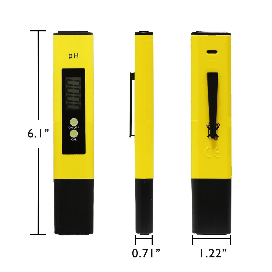 数显酸度计 pH测试笔 PH笔 PH计 ph meter PH酸度计 亚马逊热卖|ms