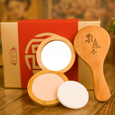 孔凤春鹅蛋粉底控油干湿两用粉饼国货