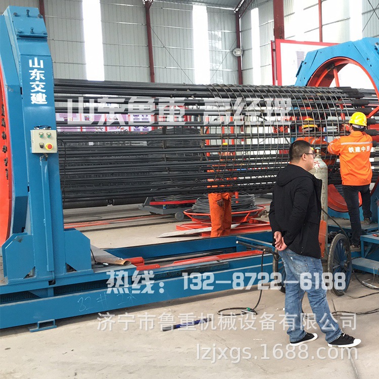 质量好的钢筋笼滚焊机 全自动数控滚笼机 加长钢筋笼