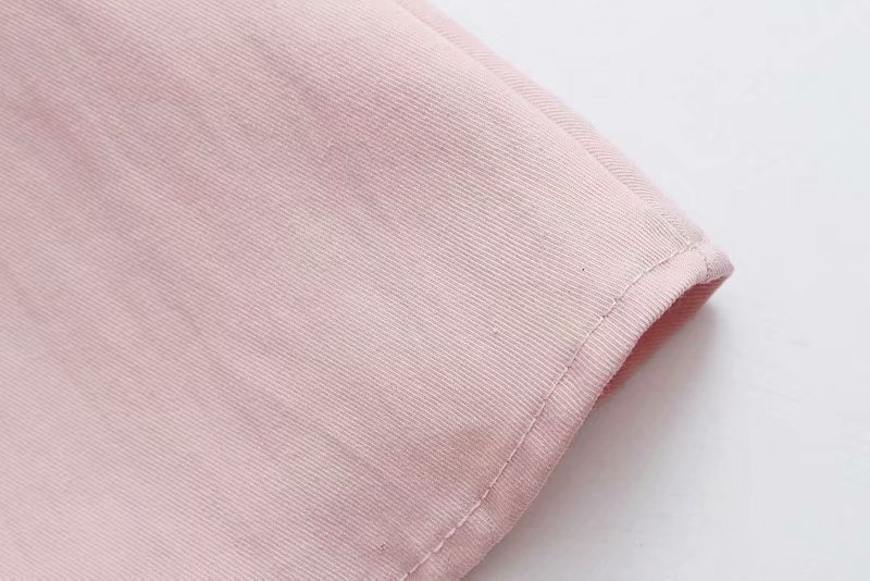 Polyester Fashionskirt(Pink-XS) NHAM4478-Pink-XS