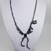 Necklace, dinosaur, metal skeleton, decorations, suitable for import, new collection, wholesale, European style