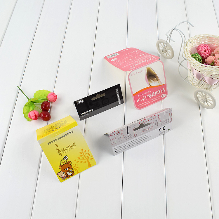 对折纸卡印刷定做增高垫纸卡鞋垫纸卡定制可加印logo挂卡