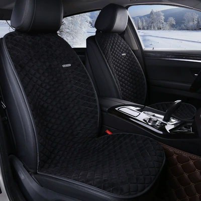 Amazon Hot Sale Car Cushion 12v Single Double Seat Winter Car Seat Heated Seat Cover Wholesale (Multi-function pad) - mysterious-black-single-seat
