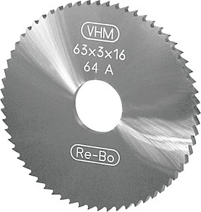 整体硬质合金圆锯片 DIN 1837 A 细齿 63X3 mm