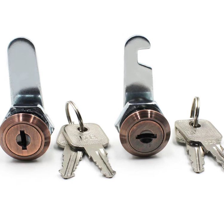 MS403-16古铜色转舌锁，电柜门锁，配电箱圆锁，工业机箱机柜门锁