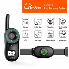 Dog training device pet barking device large and small dogs waterproof charger shock collar remote control 400 meters dog vibration