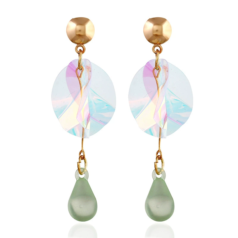 (Cross-border trading), fashionable long earrings drop-shaped, Korean style, flowered, European style