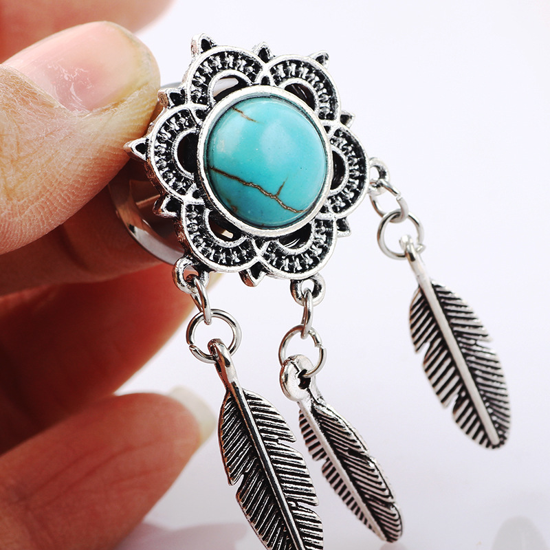 Labret stud lip piercing jewelry styling detail