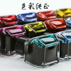 INK-30ML Carbon-Free Color Ink Pen Refill 16 Colors Available, Non-Clogging, Color Ink